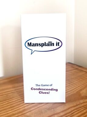 💥 Mansplain It Party Game: The Game of Condescending Clues